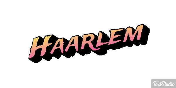 Haarlem テキスト効果