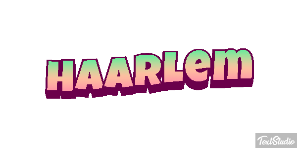 Haarlem テキスト効果