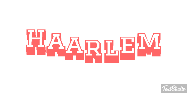 Haarlem テキスト効果