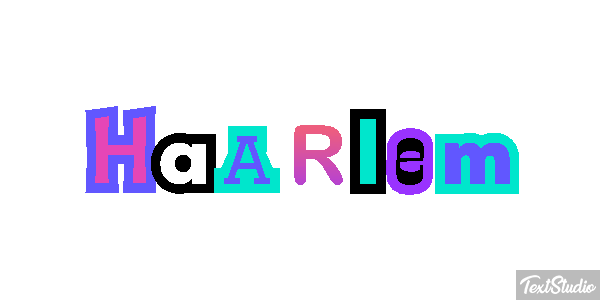 Haarlem テキスト効果
