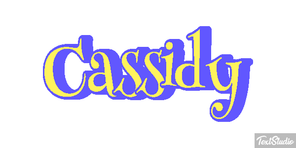 Cassidy テキスト効果