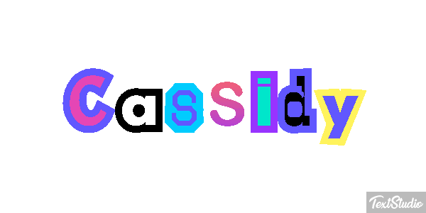 Cassidy テキスト効果