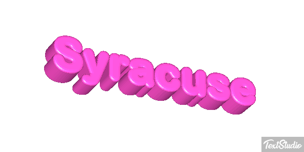 Syracuse Text effect