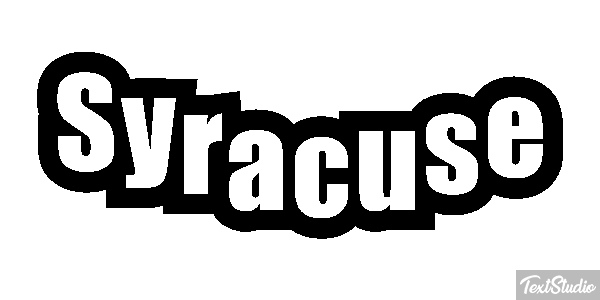 Syracuse Text effect