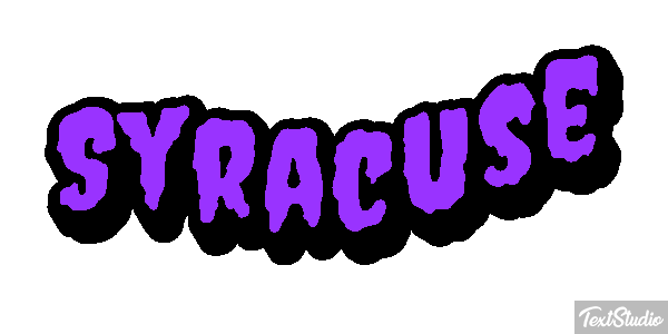 Syracuse Text effect