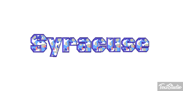 Syracuse Text effect