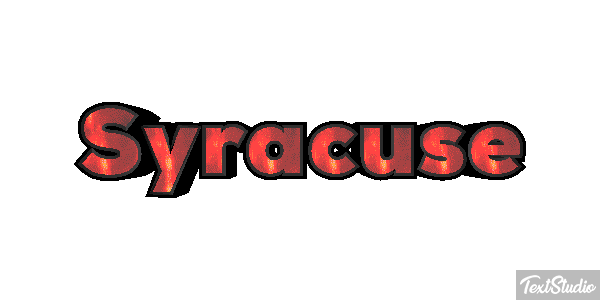Syracuse Text effect