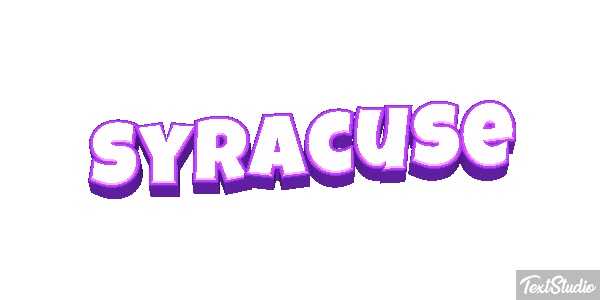 Syracuse Text effect