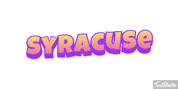 Syracuse Text effect
