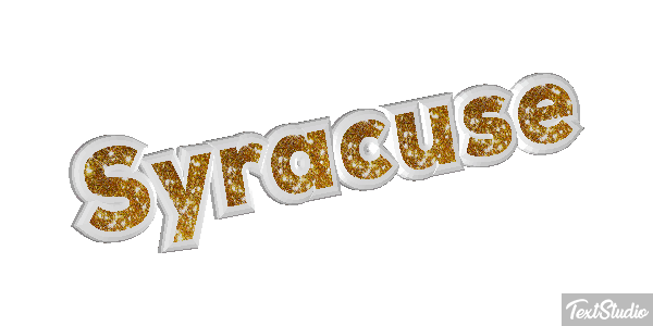 Syracuse Text effect