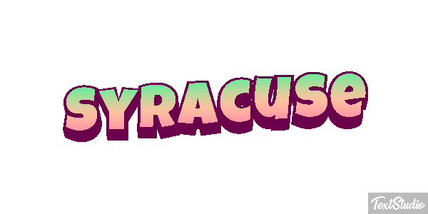 Syracuse Text effect
