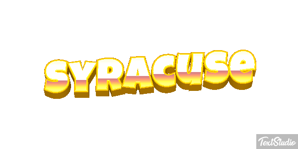 Syracuse Text effect