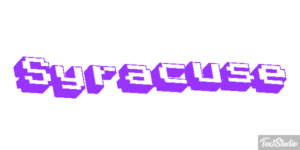 Syracuse Text effect