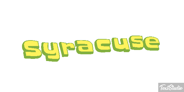 Syracuse Text effect