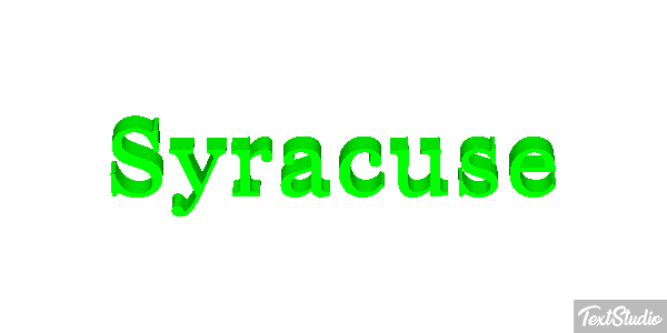 Syracuse Text effect