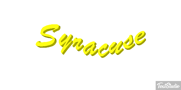 Syracuse Text effect