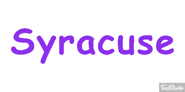Syracuse Text effect