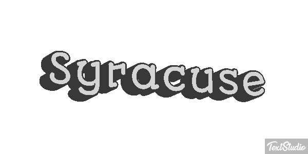 Syracuse Text effect