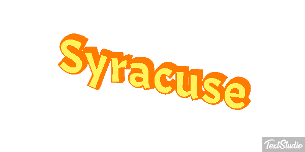 Syracuse Text effect