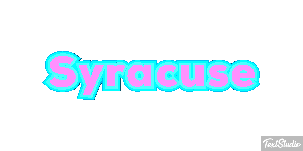 Syracuse Text effect