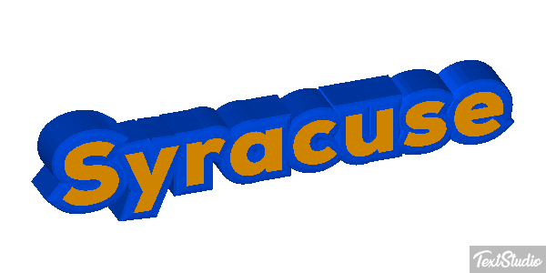 Syracuse Text effect