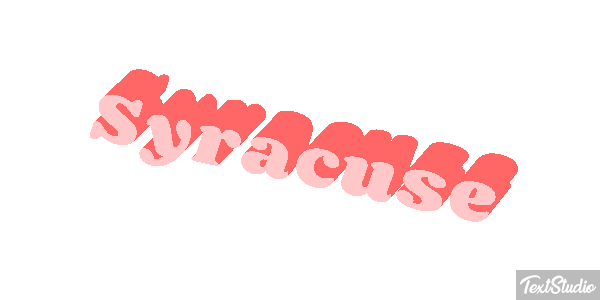 Syracuse Text effect