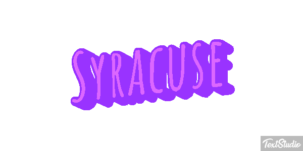 Syracuse Text effect