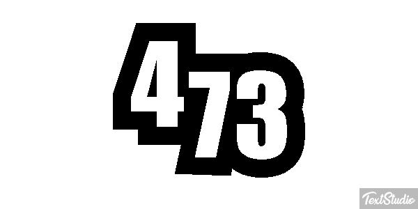473 Text effect