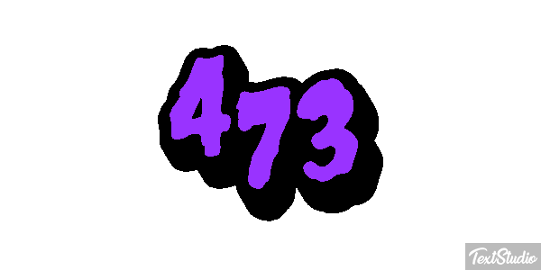 473 Text effect