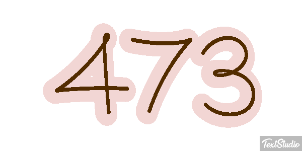 473 Text effect