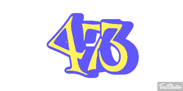 473 Text effect