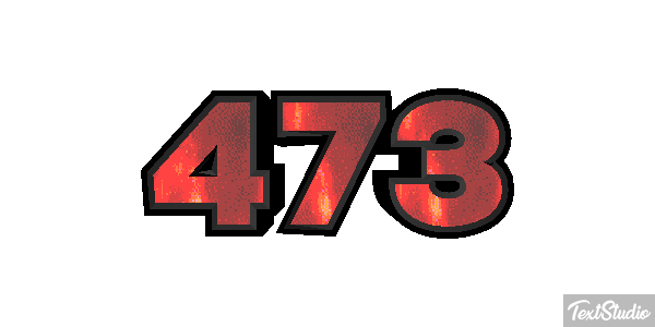 473 Text effect