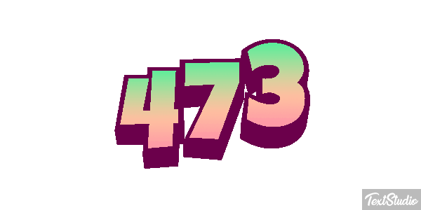 473 Text effect