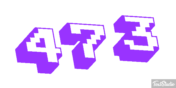 473 Text effect