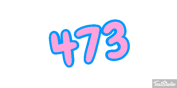 473 Text effect