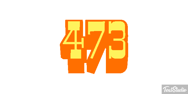473 Text effect