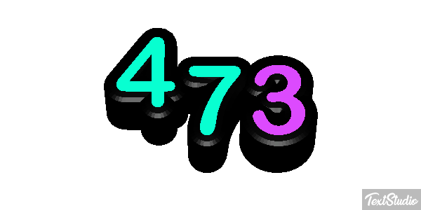 473 Text effect