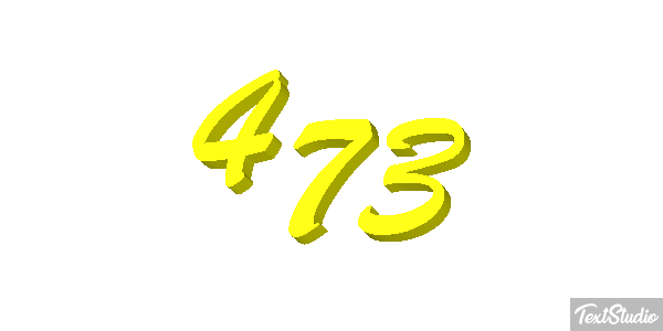 473 Text effect