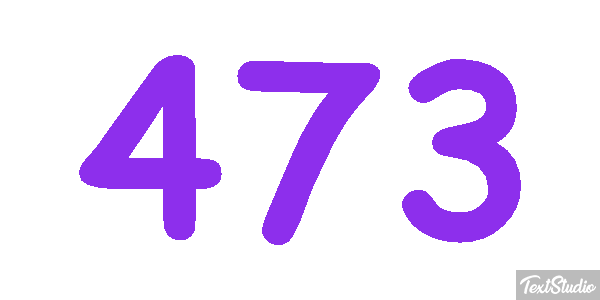 473 Text effect