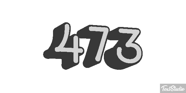 473 Text effect