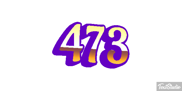 473 Text effect