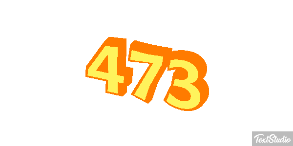 473 Text effect