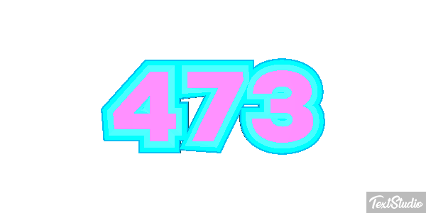 473 Text effect