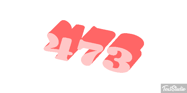 473 Text effect
