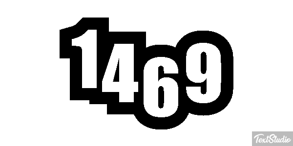 1469 Text effect