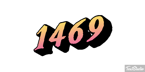 1469 Text effect