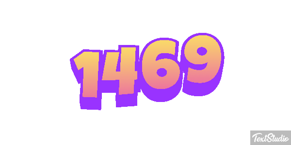1469 Text effect