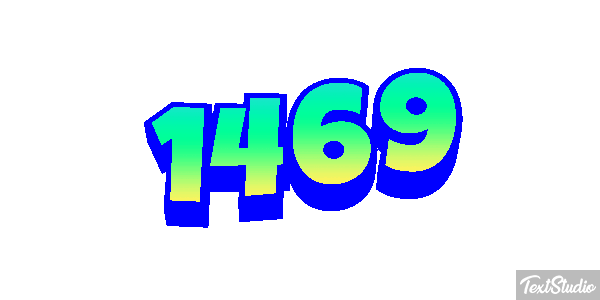 1469 Text effect