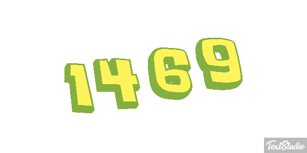 1469 Text effect