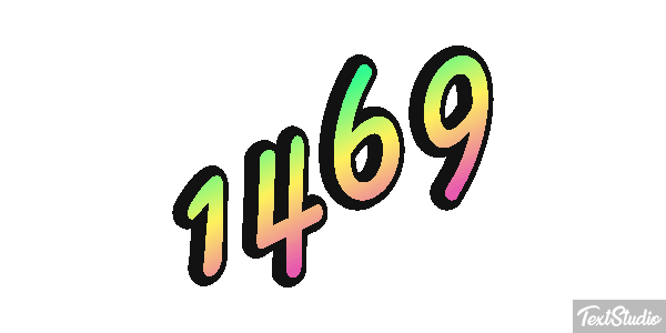1469 Text effect